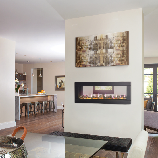 Napoleon CLEARion 50 Inch See Through Electric Fireplace - NEFBD50H
