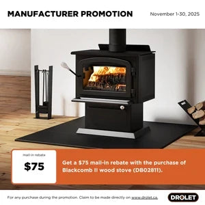 Drolet Blackcomb II Wood Stove DB02811