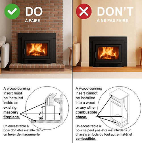 Englander Blue Ridge 150-I Compact Wood Burning Fireplace Insert with Blower ESW0006