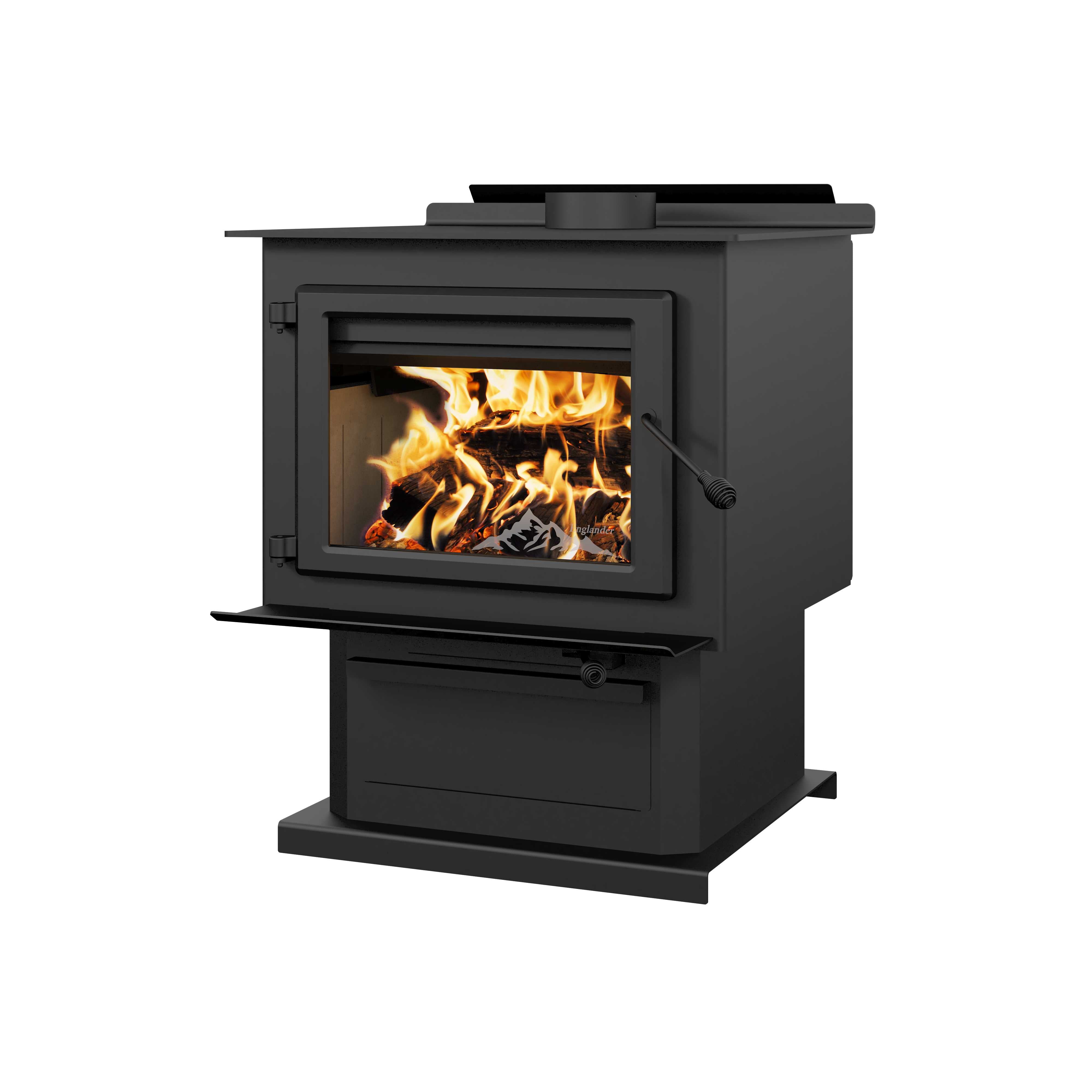 Blue Ridge 500 High-Efficiency EPA Certified Non-Catalytic Wood Burning Stove Heater ESW0012