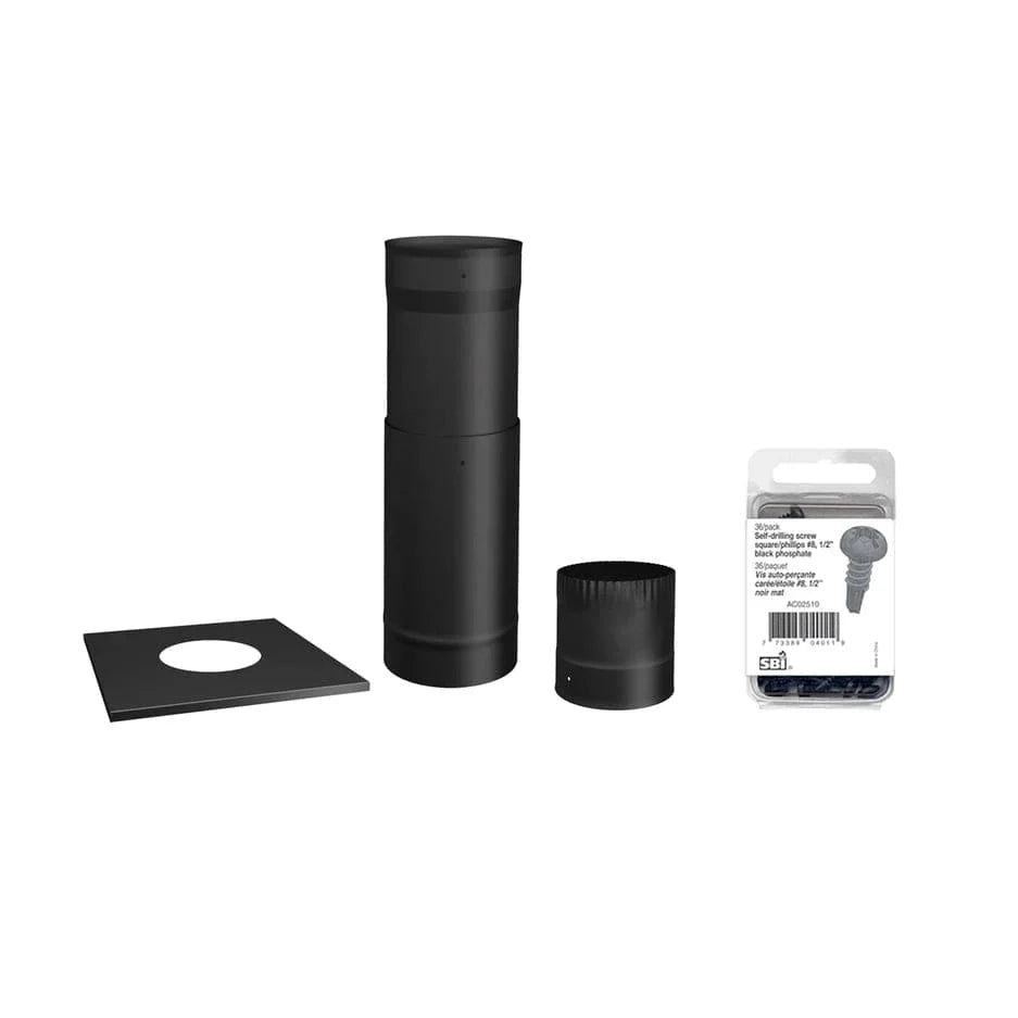 Drolet 6'' Single Wall Pipe To The Ceiling - SP00370