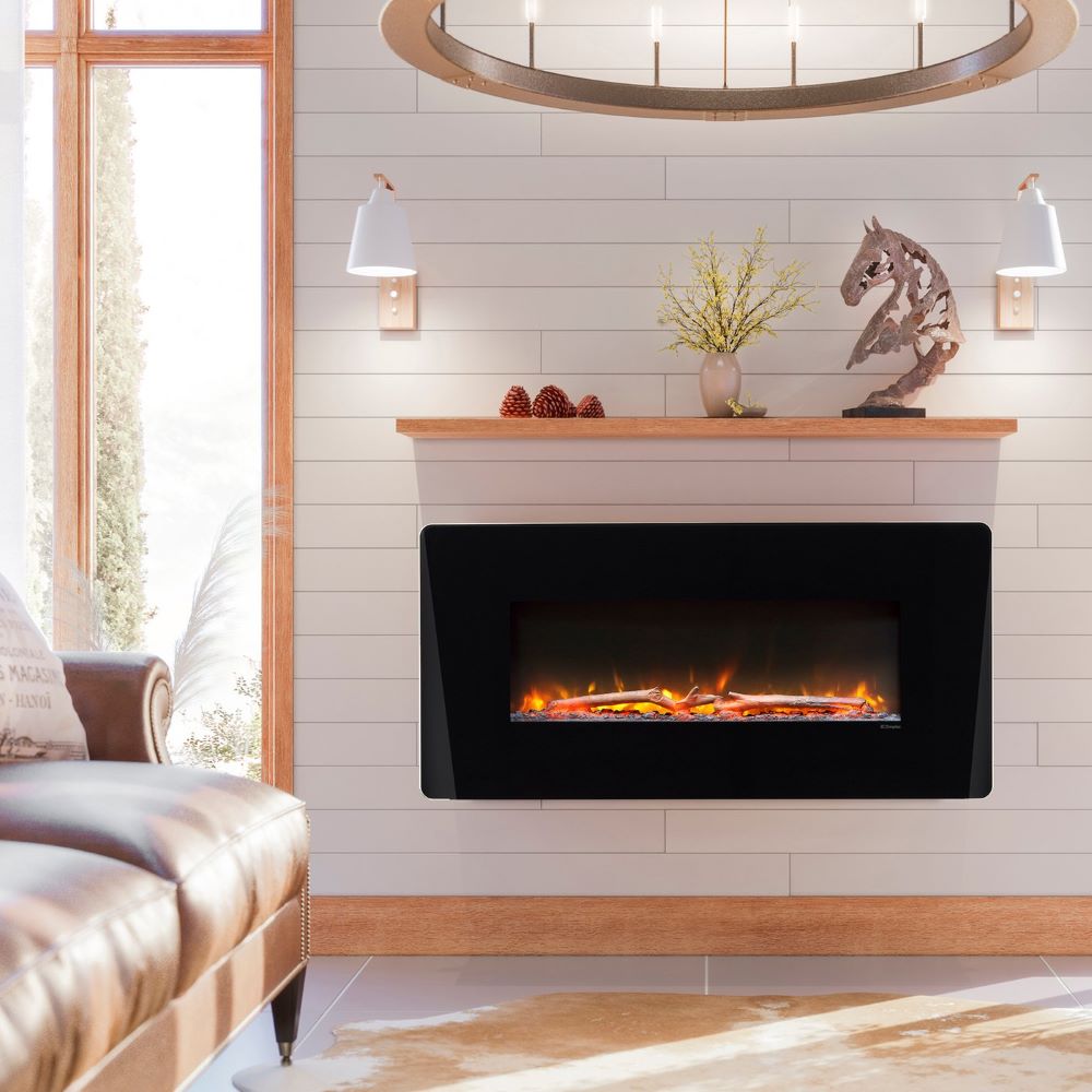 Dimplex Winslow 36 Linear Wall-Hanging Electric Fireplace - SWM35