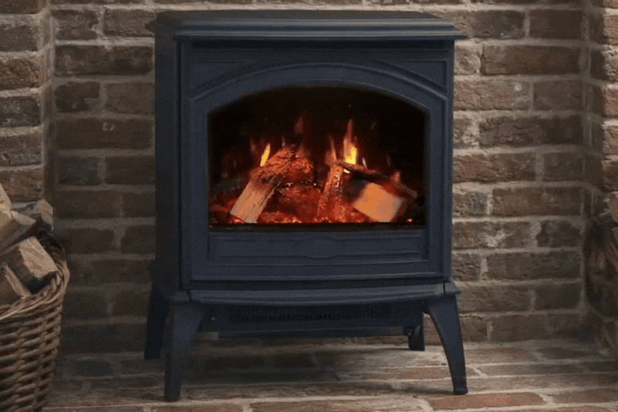 Sierra Flame 23-inch Cast Iron Smart Freestanding Electric Stove