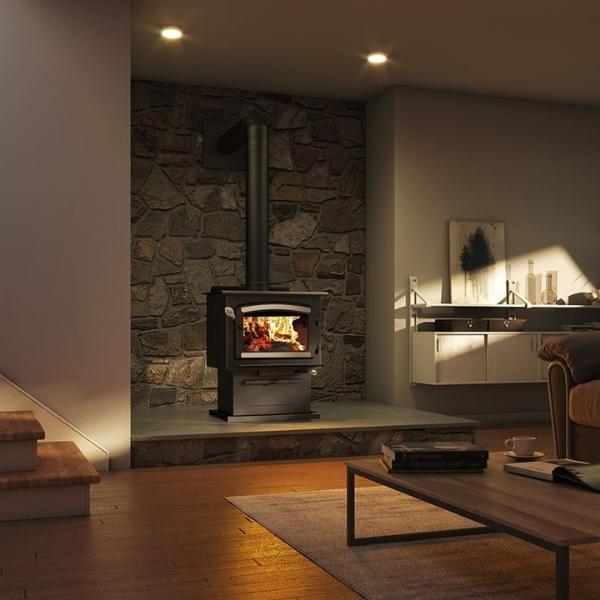 Drolet Heritage Wood Stove With Blower DB03190