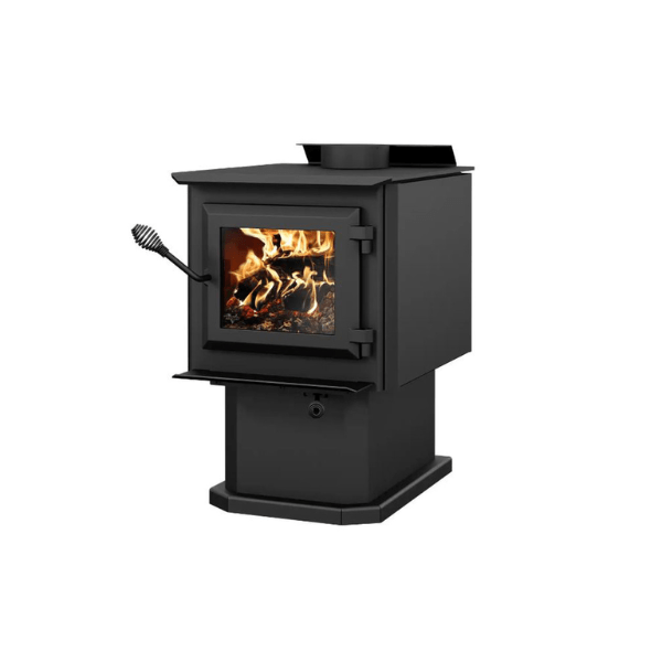 Ventis HES140 Small Wood Stove on Pedestal - VB00023