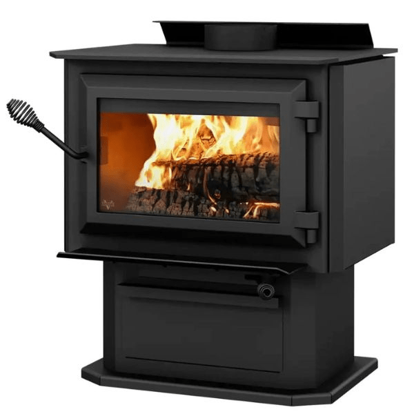 Ventis HES170 Wood Stove On Pedestal- VB00013