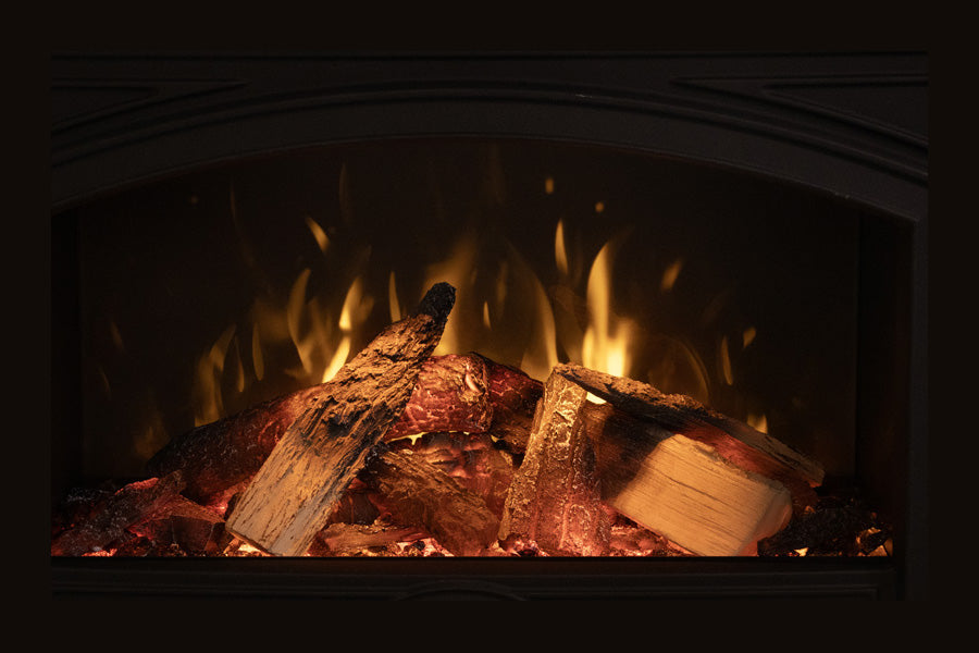 Sierra Flame 28-inch Cast Iron Smart Freestanding Electric Stove