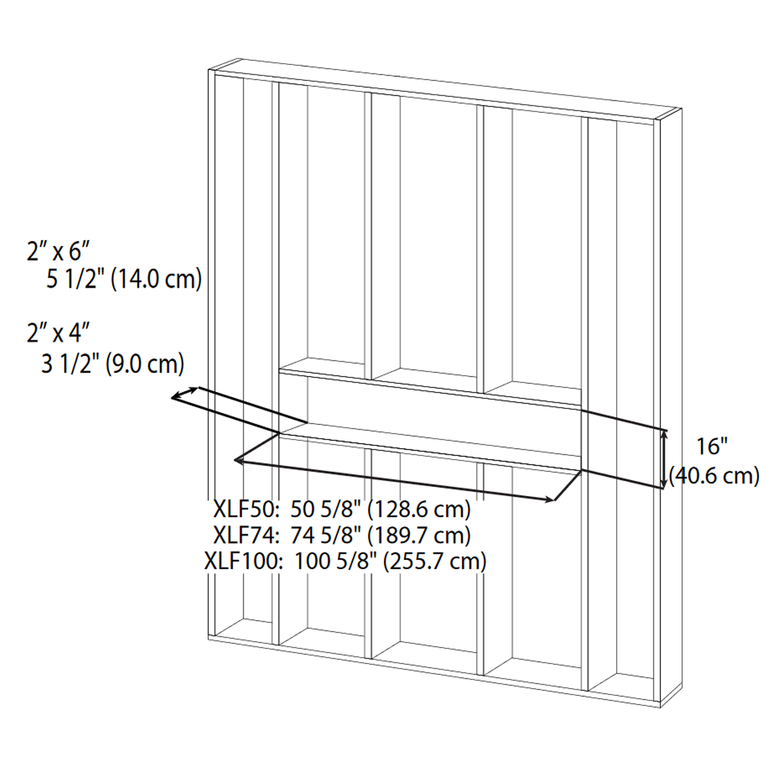 Dimplex IgniteXL 74 Inch Linear Electric Fireplace - XLF74