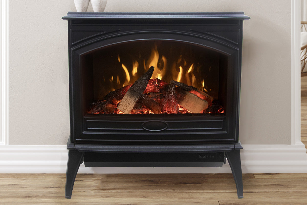 Sierra Flame 28-inch Cast Iron Smart Freestanding Electric Stove