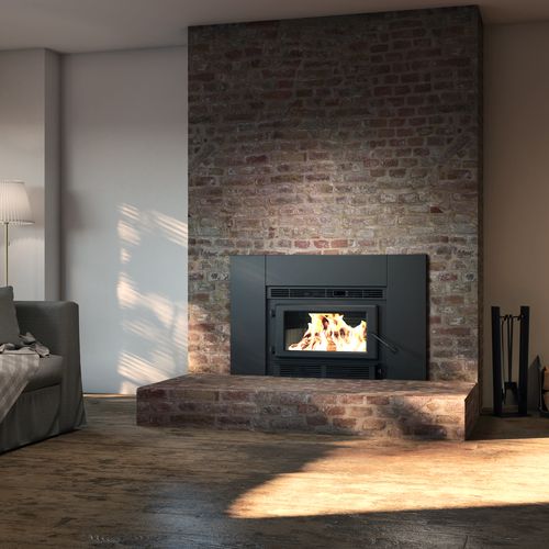 Englander Blue Ridge 150-I Compact Wood Burning Fireplace Insert with Blower ESW0006