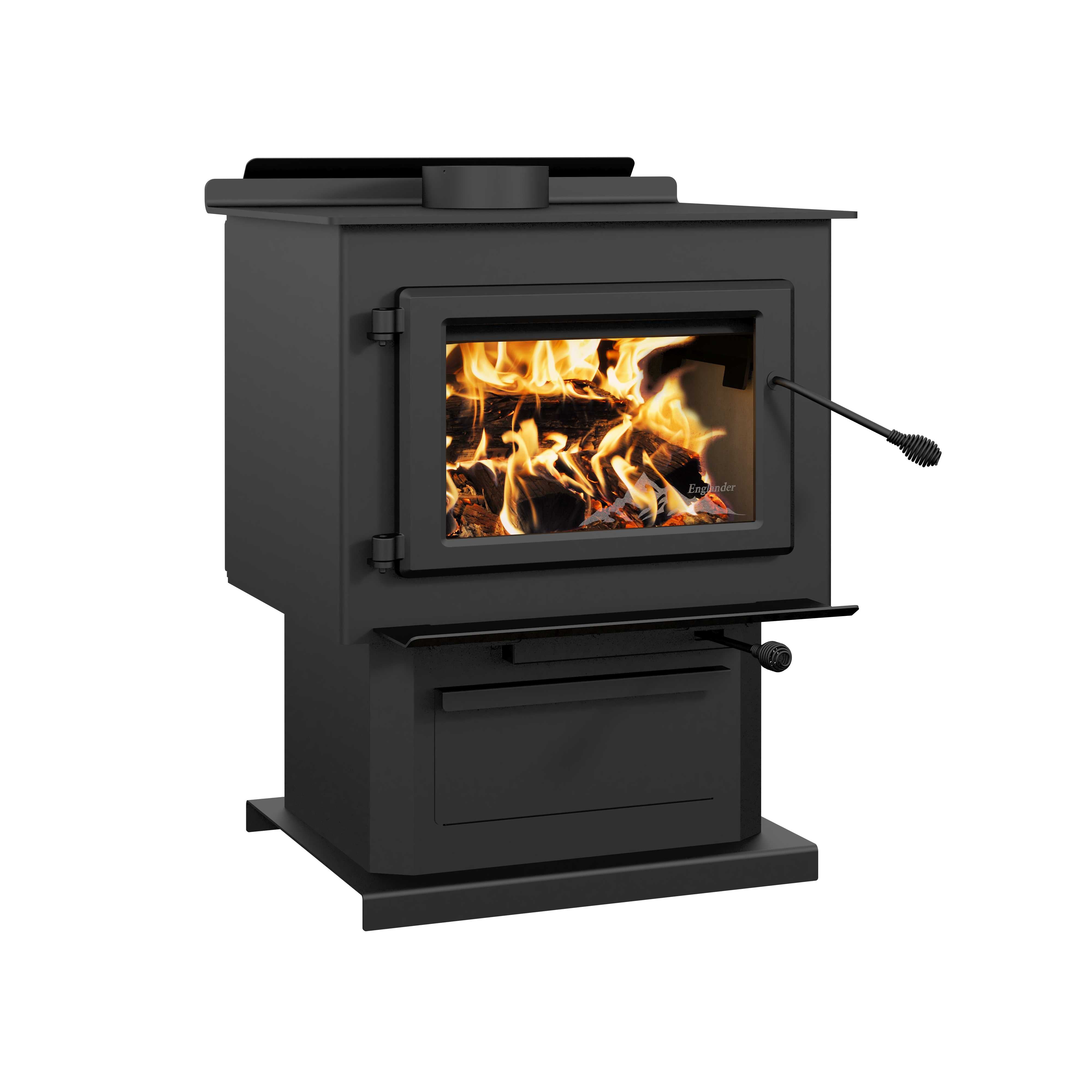 Englander Blue Ridge 300P High-Efficiency EPA Wood Stove Heats Large Spaces ESW0007