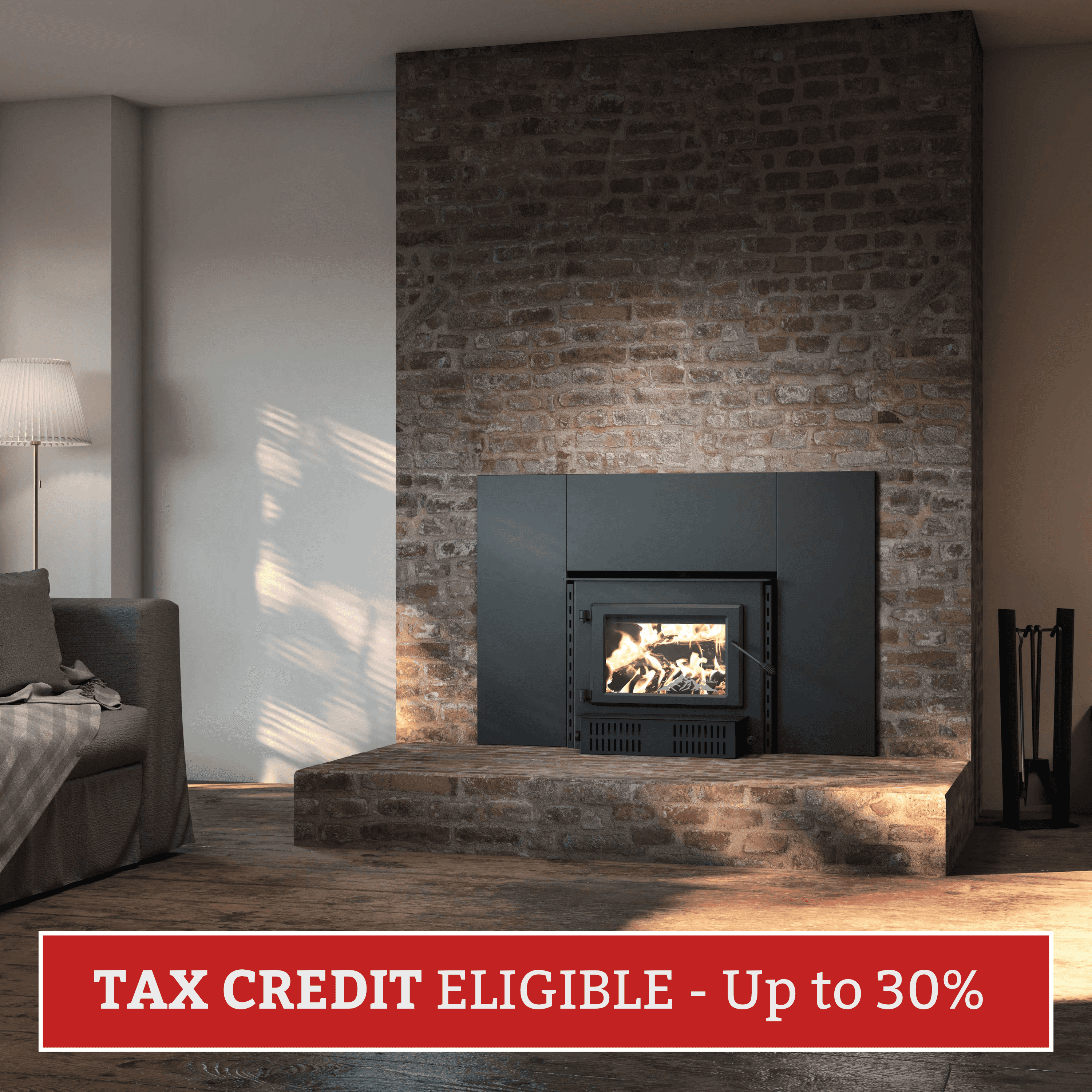 Blue Ridge 300-I EPA Certified High-Efficiency Wood Insert for Masonry Fireplaces  ESW0009