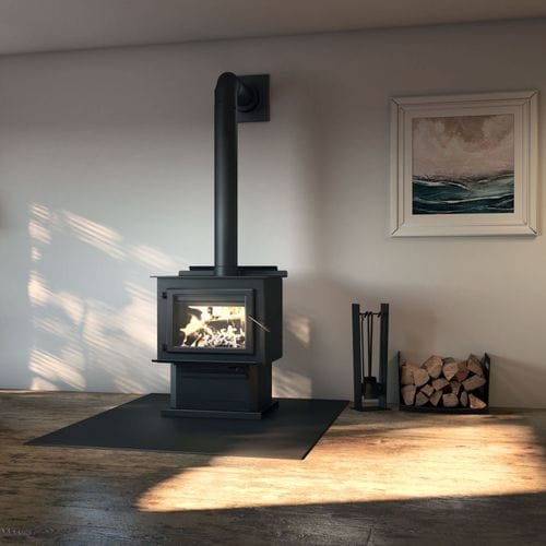 Blue Ridge 500 High-Efficiency EPA Certified Non-Catalytic Wood Burning Stove Heater ESW0012
