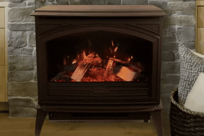 Sierra Flame 28-inch Cast Iron Smart Freestanding Electric Stove