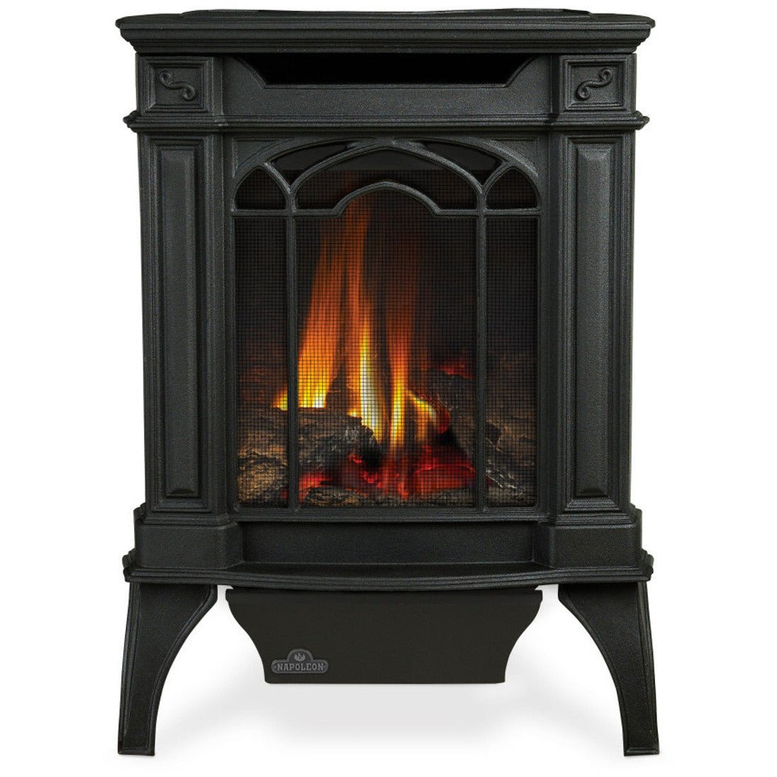 Napoleon Arlington Metallic Black Direct Vent Gas Stove - Millivolt Ignition