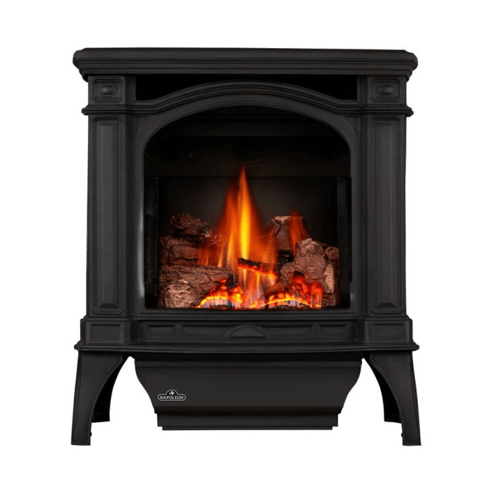 Napoleon Bayfield Metallic Black Direct Vent Gas Stove