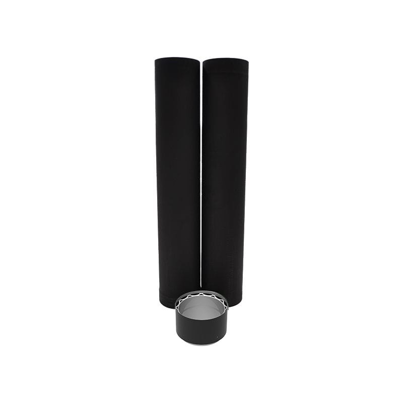 Drolet 6" Vortex To-the-ceiling Double Wall Pipe Kit VODBKTC06